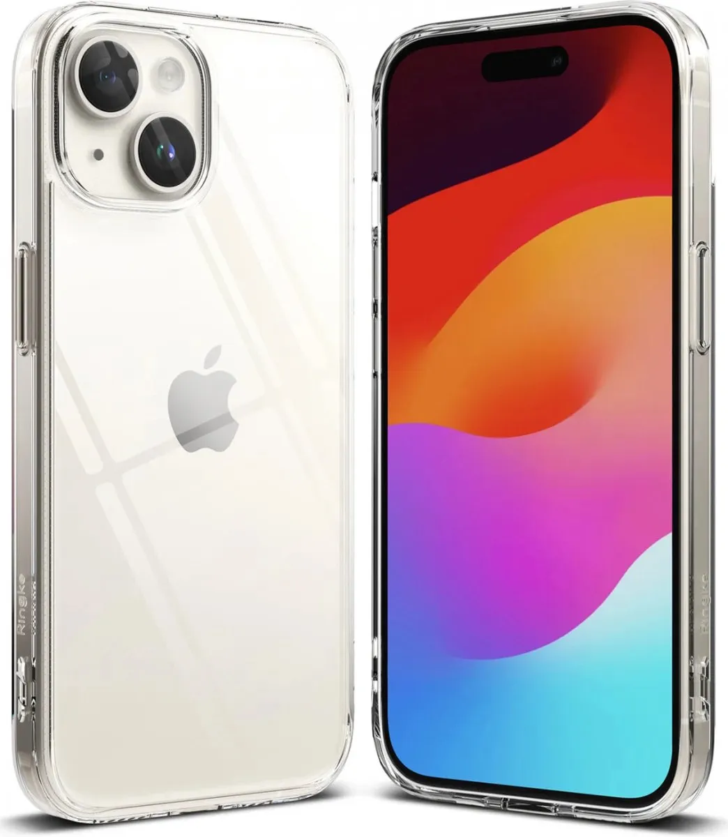 Ringke Fusion Back Cover Transparant Hoesje Geschikt voor Apple iPhone 15 Plus