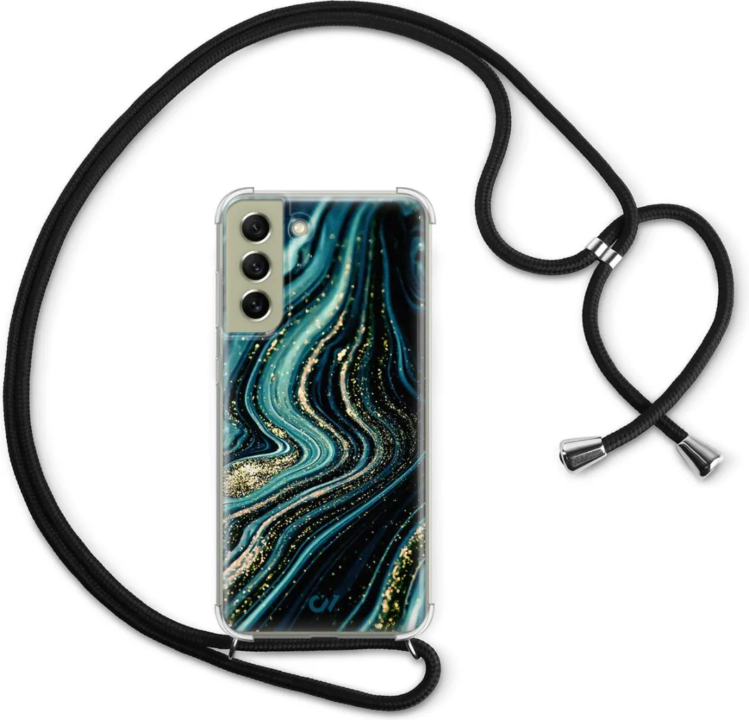 Casevibes S21 FE Telefoonhoesje - Blauw - Crossbody - C/S21FE/UV/007