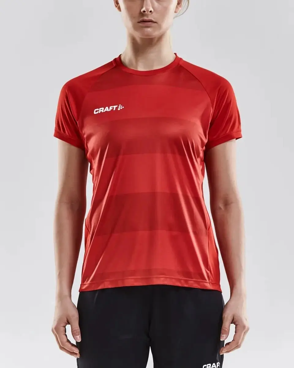 Craft Progress Shirt Korte Mouw Dames - Rood - afbeelding 3 van 4