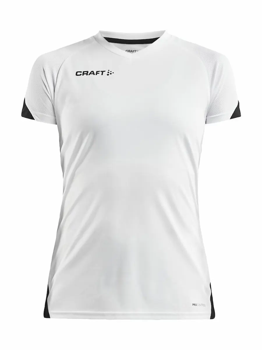 Craft Pro Control Impact Dames T-shirt - Wit/Zwart - XL