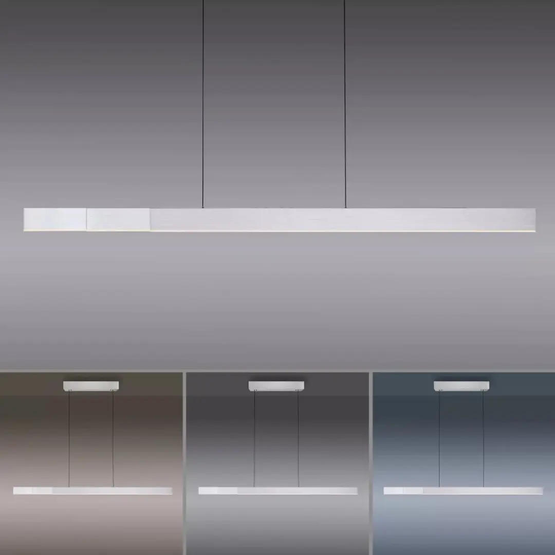 Neuhaus PURE - Hanglamp e-Lift + e-Slide L 120-200 cm mat chroom - afbeelding 4 van 6