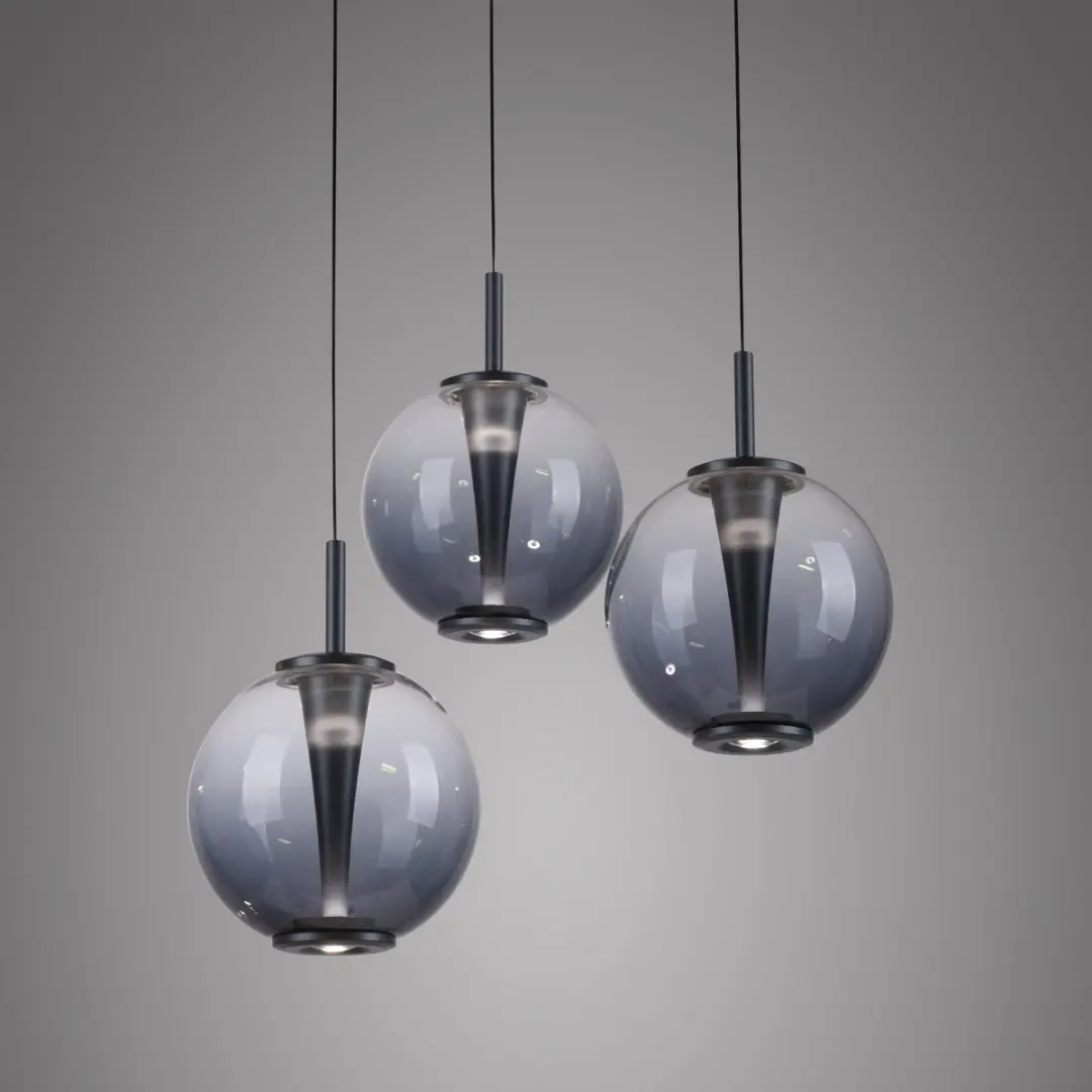 Paul Neuhaus PURE E-Infinity Hanglamp Ø50cm - Antraciet - afbeelding 5 van 6