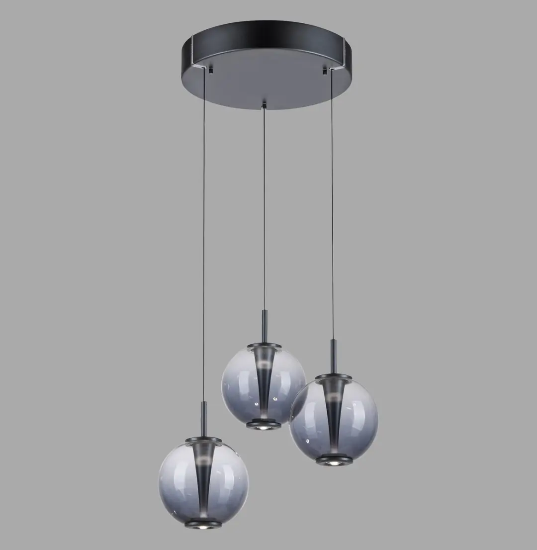 Paul Neuhaus PURE E-Infinity Hanglamp Ø50cm - Antraciet - afbeelding 2 van 6