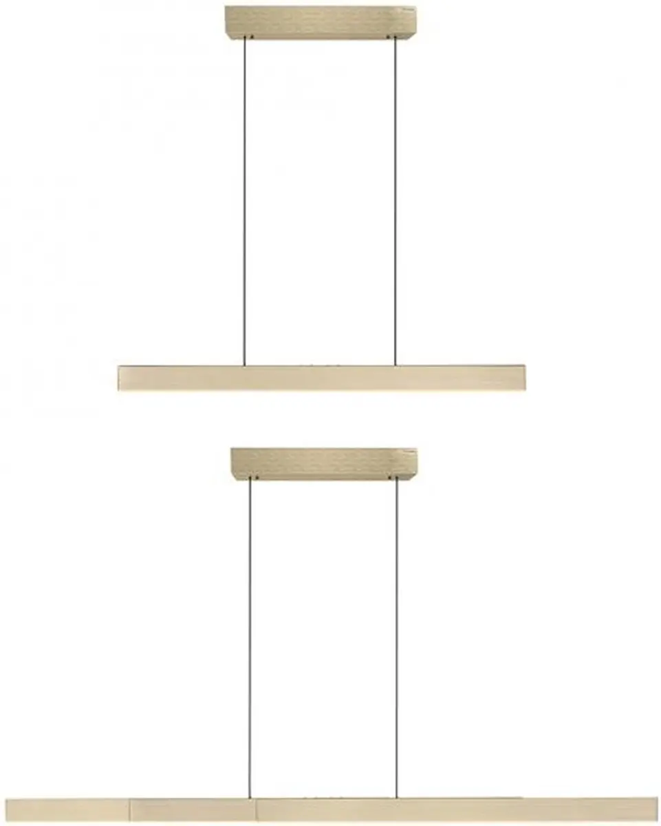 Neuhaus PURE - Hanglamp e-Lift + e-Slide L 120-200 cm mat goud - afbeelding 4 van 6