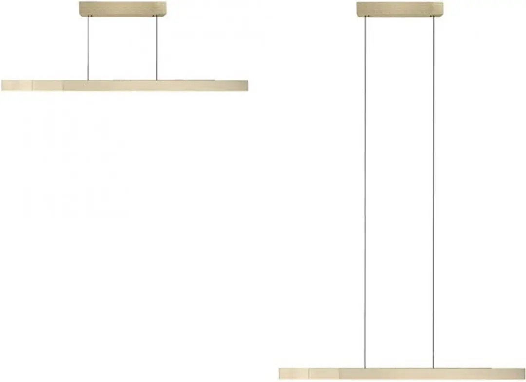 Neuhaus PURE - Hanglamp e-Lift + e-Slide L 120-200 cm mat goud - afbeelding 6 van 6