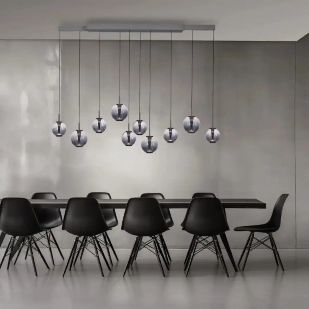 Paul Neuhaus PURE E-Infinity Hanglamp 10-lichts - Grijs - afbeelding 3 van 6