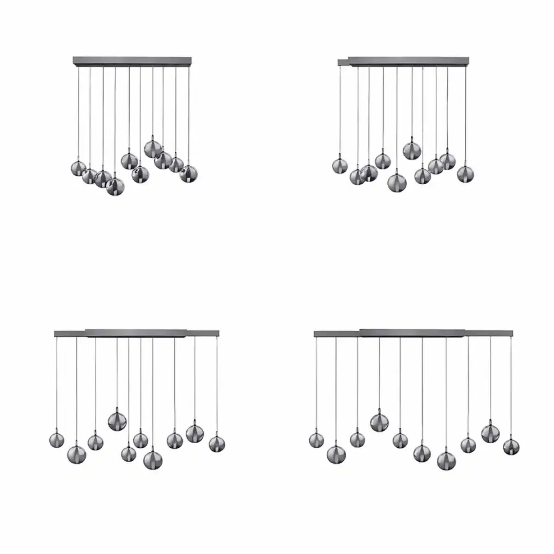 Paul Neuhaus PURE E-Infinity Hanglamp 10-lichts - Grijs - afbeelding 6 van 6