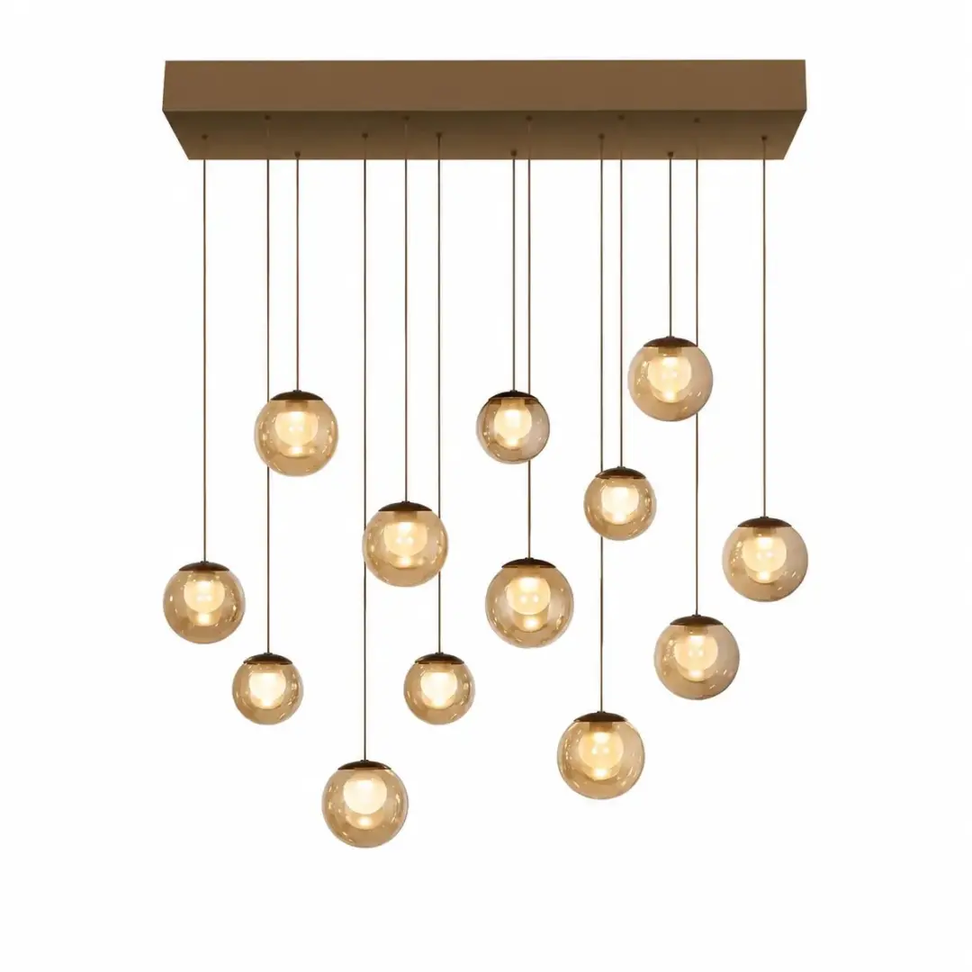 Paul Neuhaus PURE Popup Hanglamp 13-lichts 100cm Champagne