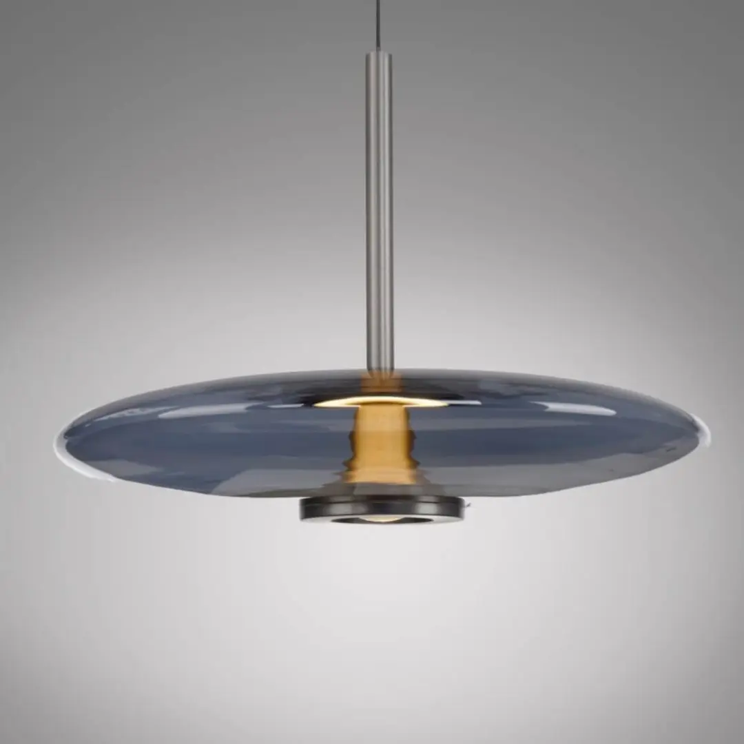 Paul Neuhaus PURE E-Vitrum Hanglamp Ø45cm - Antraciet - afbeelding 2 van 6
