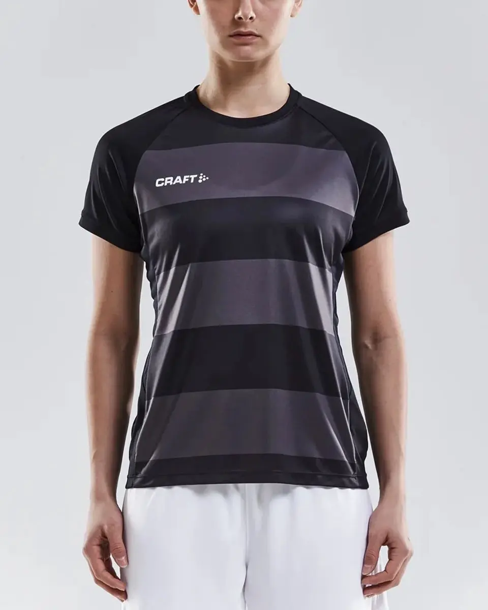Craft Progress Graphic Dames Shirt Korte Mouw - Zwart - afbeelding 3 van 4