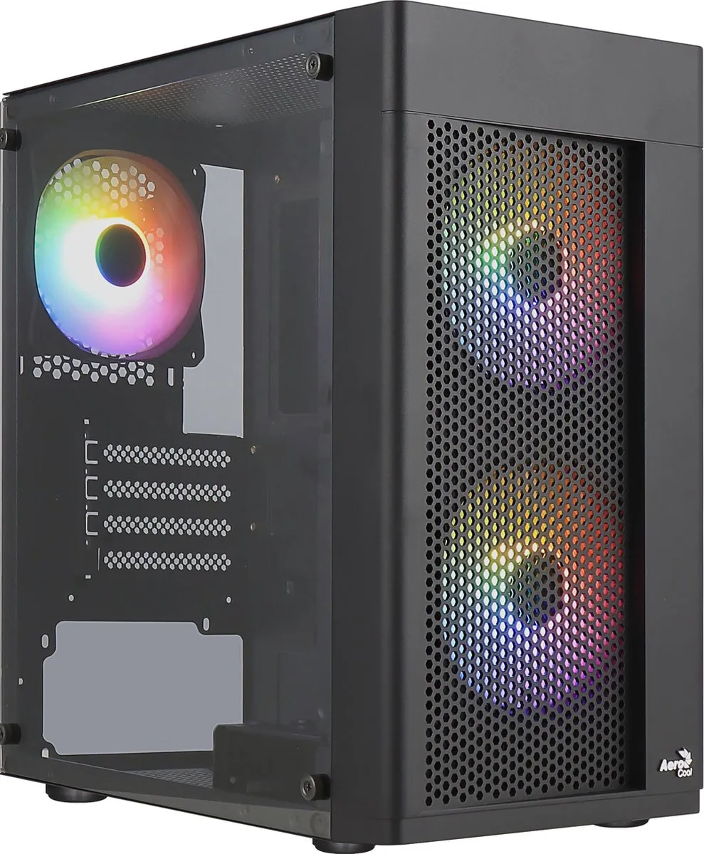 Aerocool Hexform Mini Tower HEXFORMBKV2 - Zwart