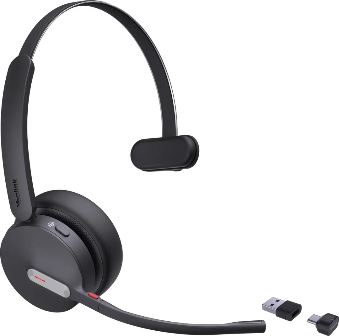 Yealink BH70 Mono Teams Headset - Zwart