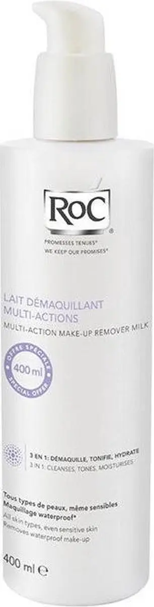 RoC Multi Action Make-up Remover Melk 400ml - afbeelding 2 van 6