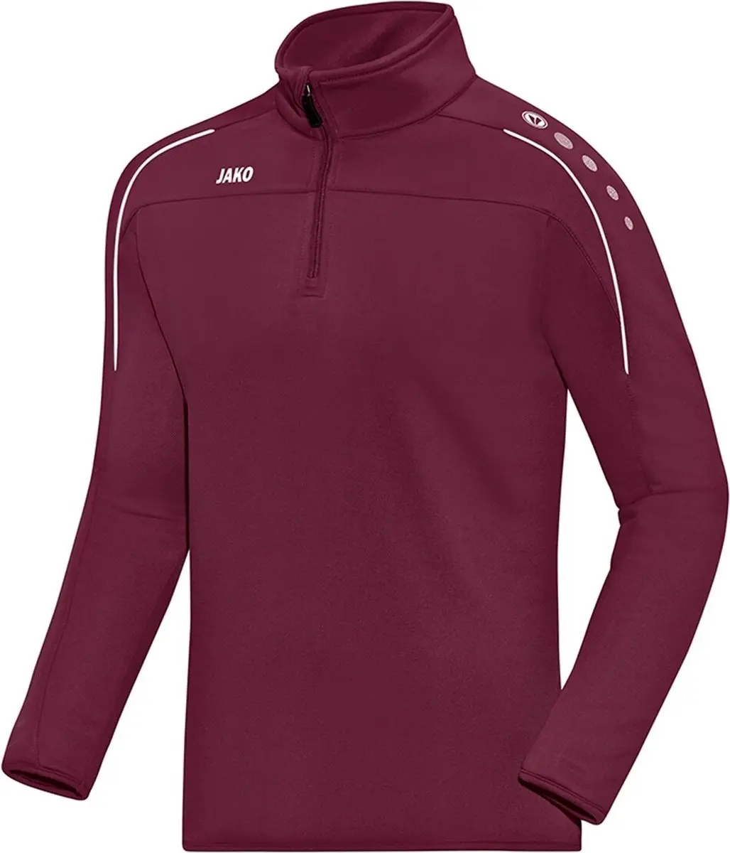 JAKO Classico Zip-up Sweatshirt - Rood - XXL