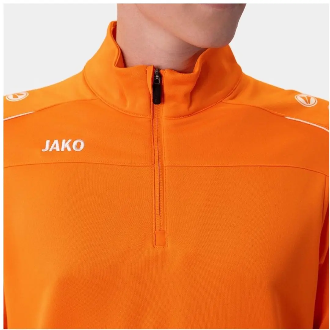 JAKO Classico Ziptop Heren - Fluo Oranje - S - afbeelding 2 van 3