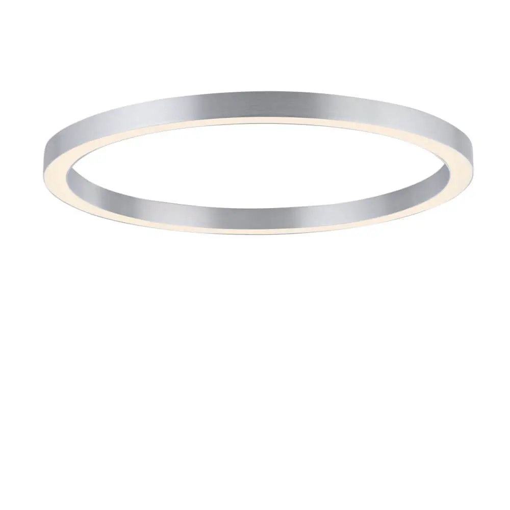 Paul Neuhaus Ronde vloerlamp Pure Lines Round Ø 70cm aluminium - afbeelding 3 van 3