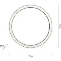 Paul Neuhaus Ronde vloerlamp Pure Lines Round Ø 70cm antraciet - afbeelding 2 van 3