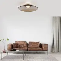 Paul Neuhaus PURE Moon 6095-97 LED plafondlamp - Brons - Ø50cm - afbeelding 2 van 3