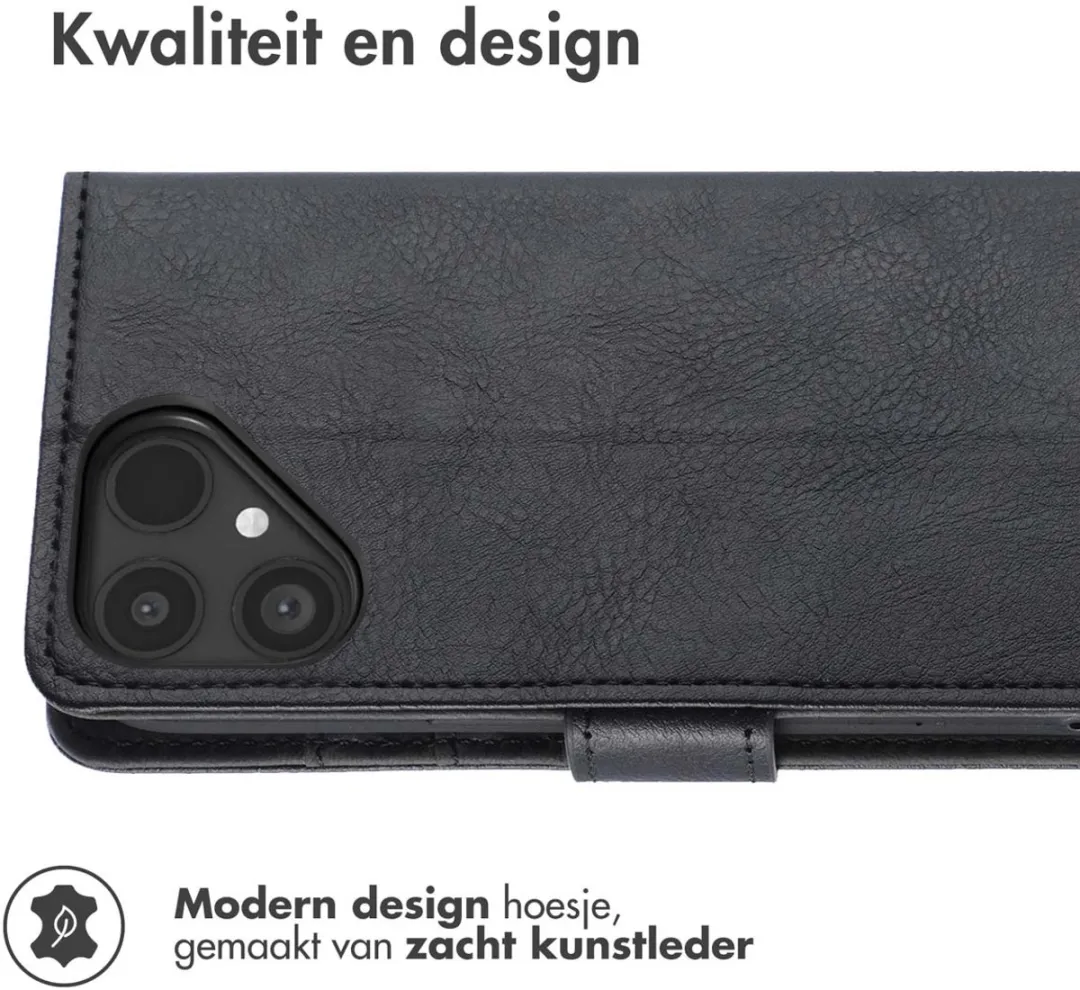 Imoshion Hoesje Fairphone 6 - 3 Pasjes - Zwart
