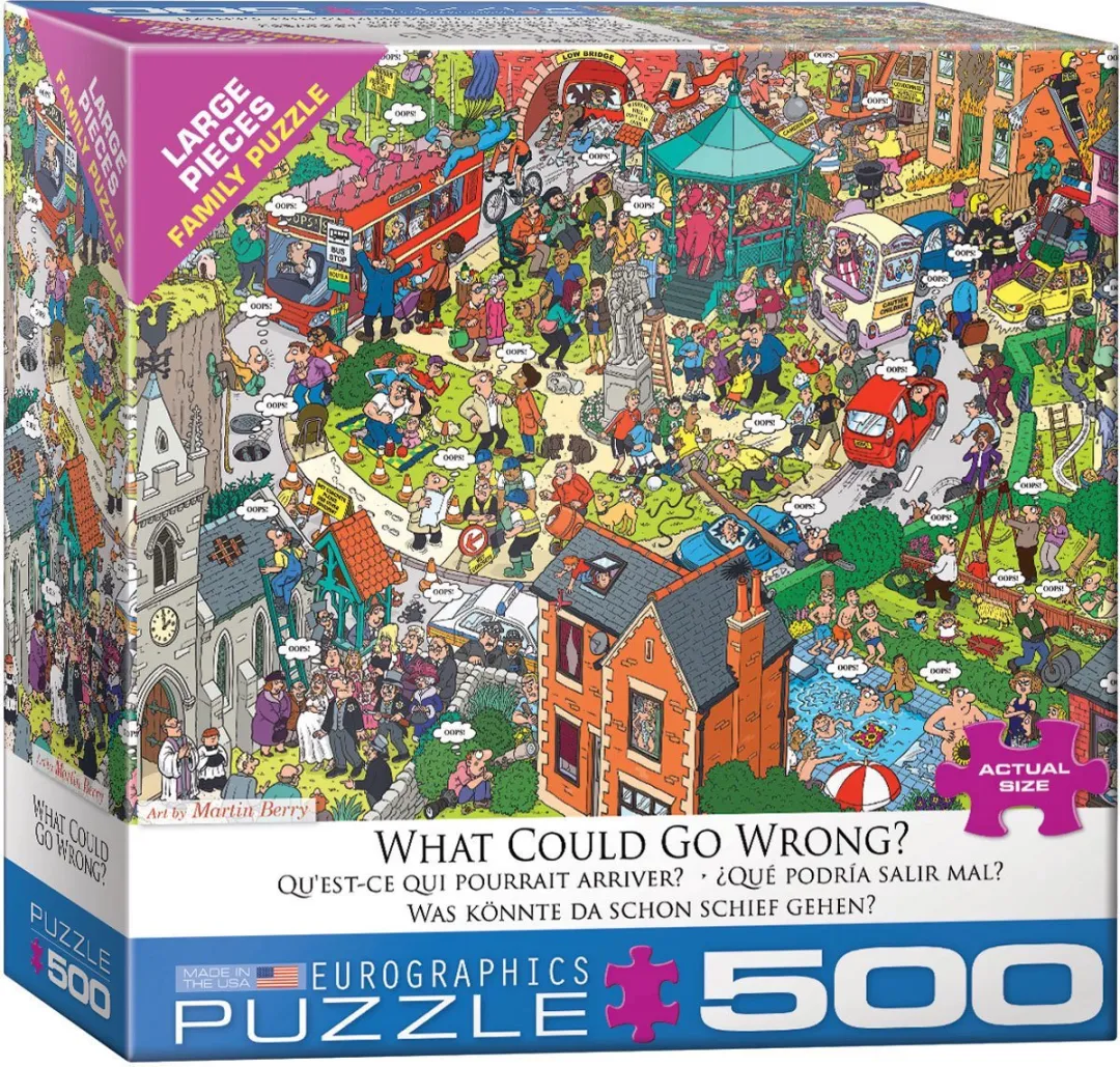 Eurographics What Could Go Wrong? Puzzel 500 Stuks