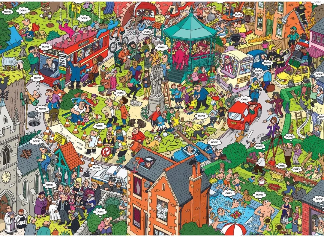 Eurographics What Could Go Wrong? Puzzel 500 Stuks - Multicolor
