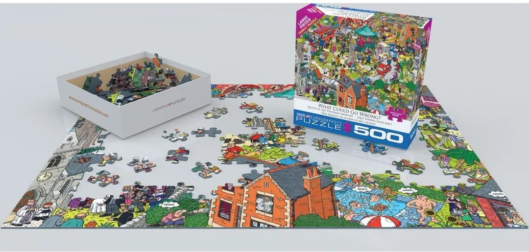 Eurographics What Could Go Wrong? Puzzel 500 Stuks - Multicolor