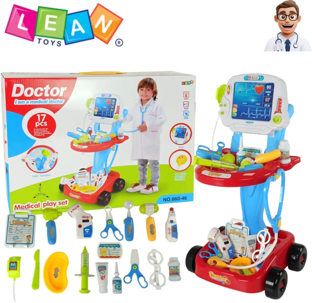 LEAN Toys Dokterset 17-delig