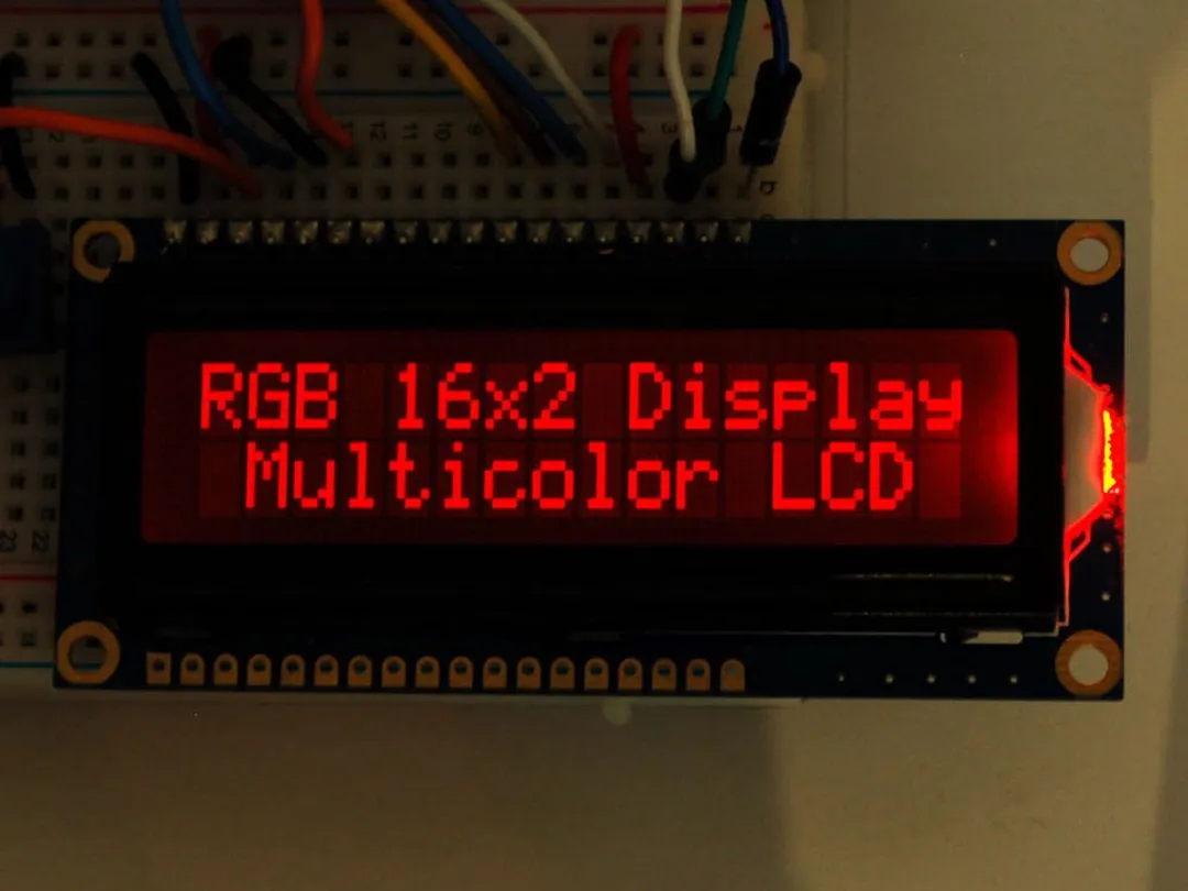 Adafruit 399 RGB Backlight LCD 16x2 - Meerkleurig