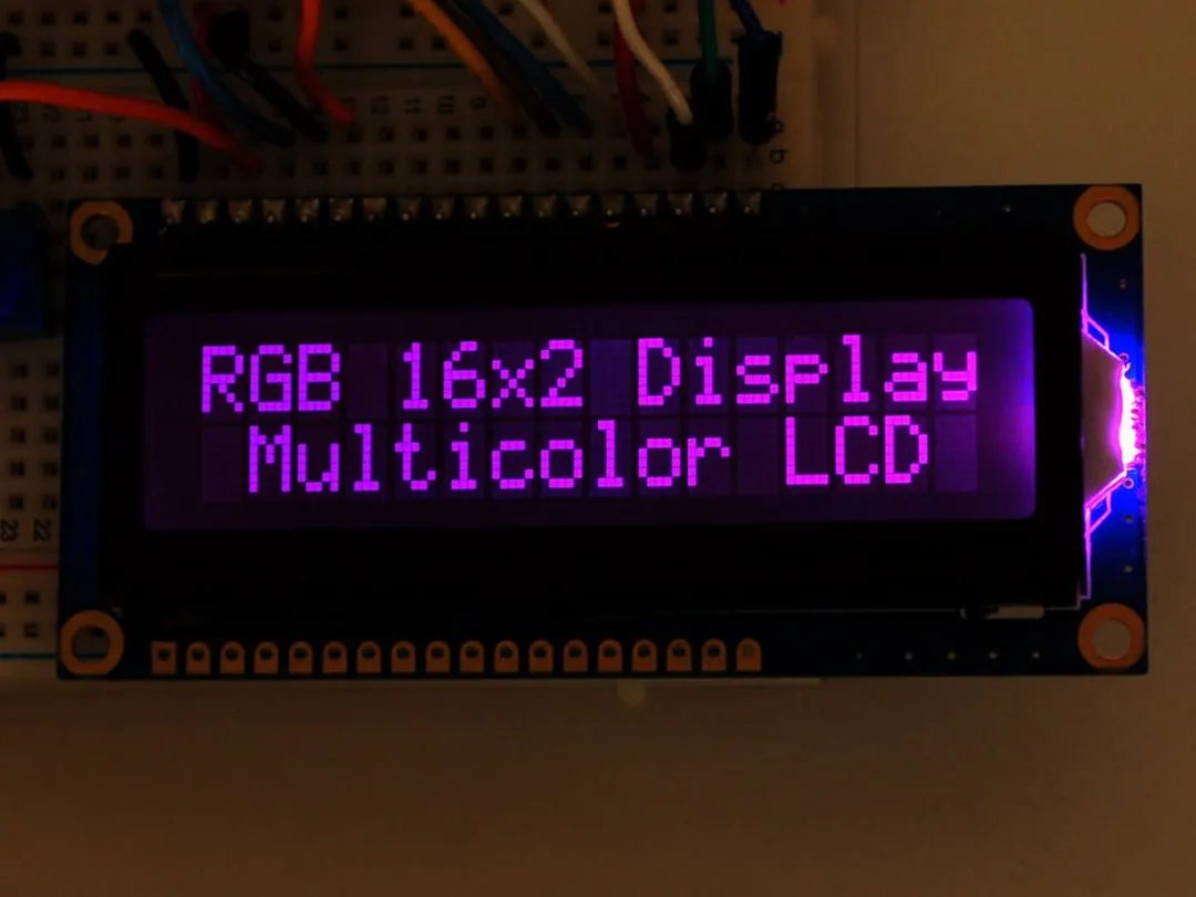 Adafruit 399 RGB Backlight LCD 16x2 - Meerkleurig