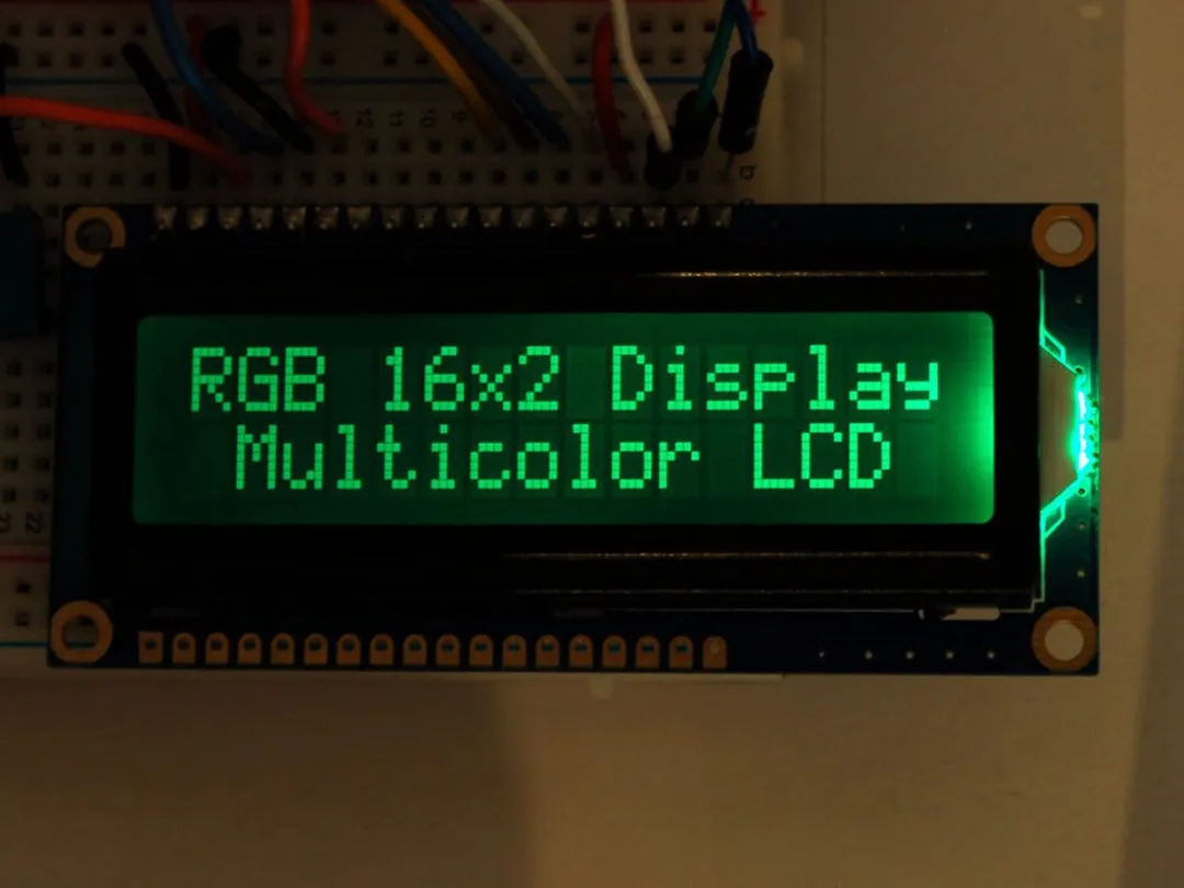 Adafruit 399 RGB Backlight LCD 16x2 - Meerkleurig