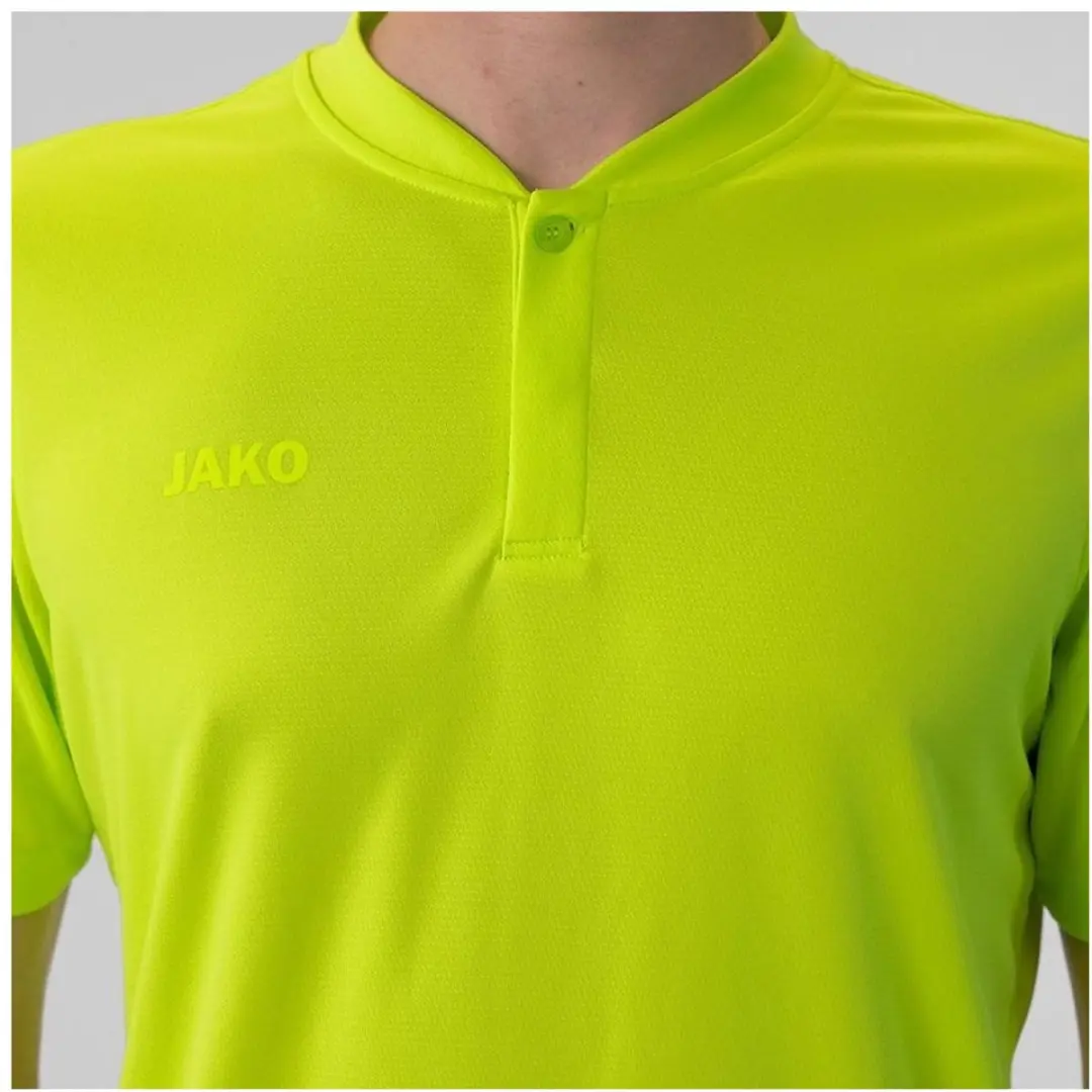 JAKO Prestige Polo Heren - Lemon - afbeelding 2 van 3