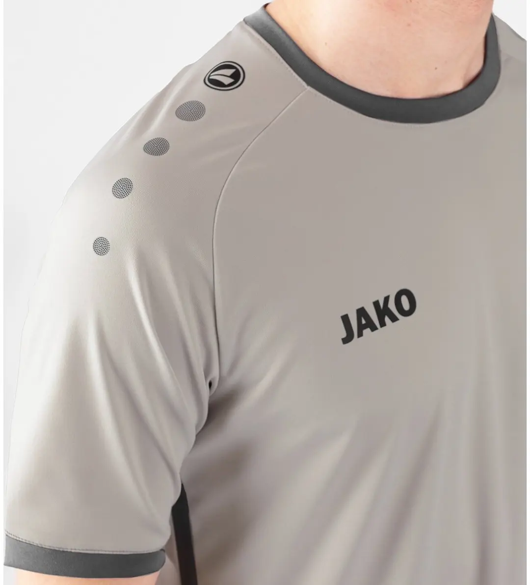 Jako - Shirt Primera KM - Grijze Voetbalshirts Kids-128 - afbeelding 2 van 6