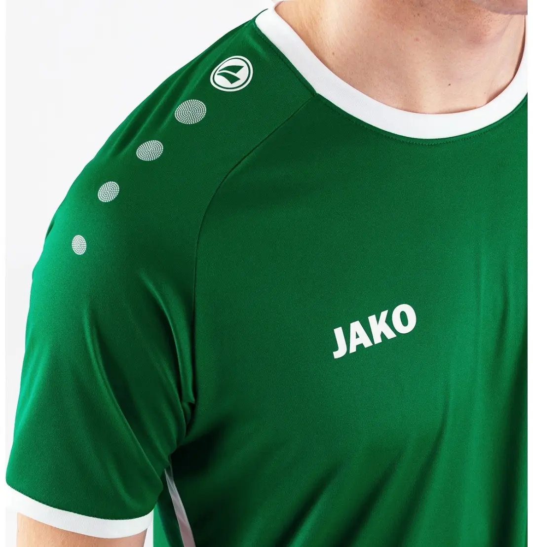 Jako Primera Shirt Korte Mouw Kinderen - Sportgroen | Maat: 128 - afbeelding 2 van 6