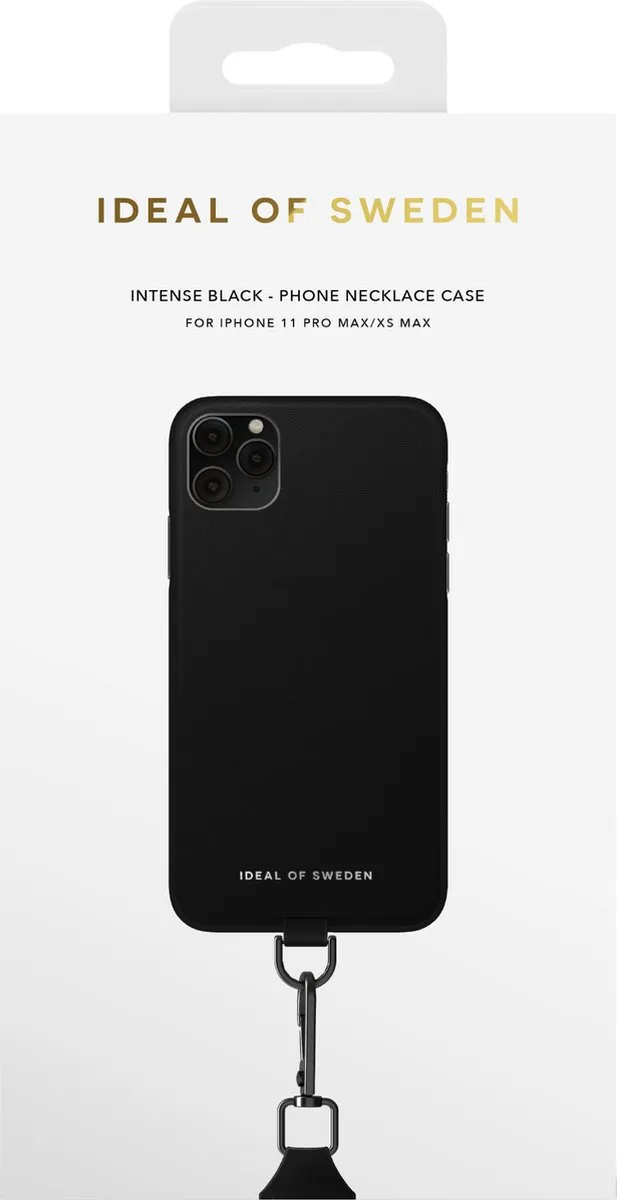 iDeal of Sweden Atelier Necklace iPhone 11 Pro Max/XS Max - Intense Black - afbeelding 4 van 4