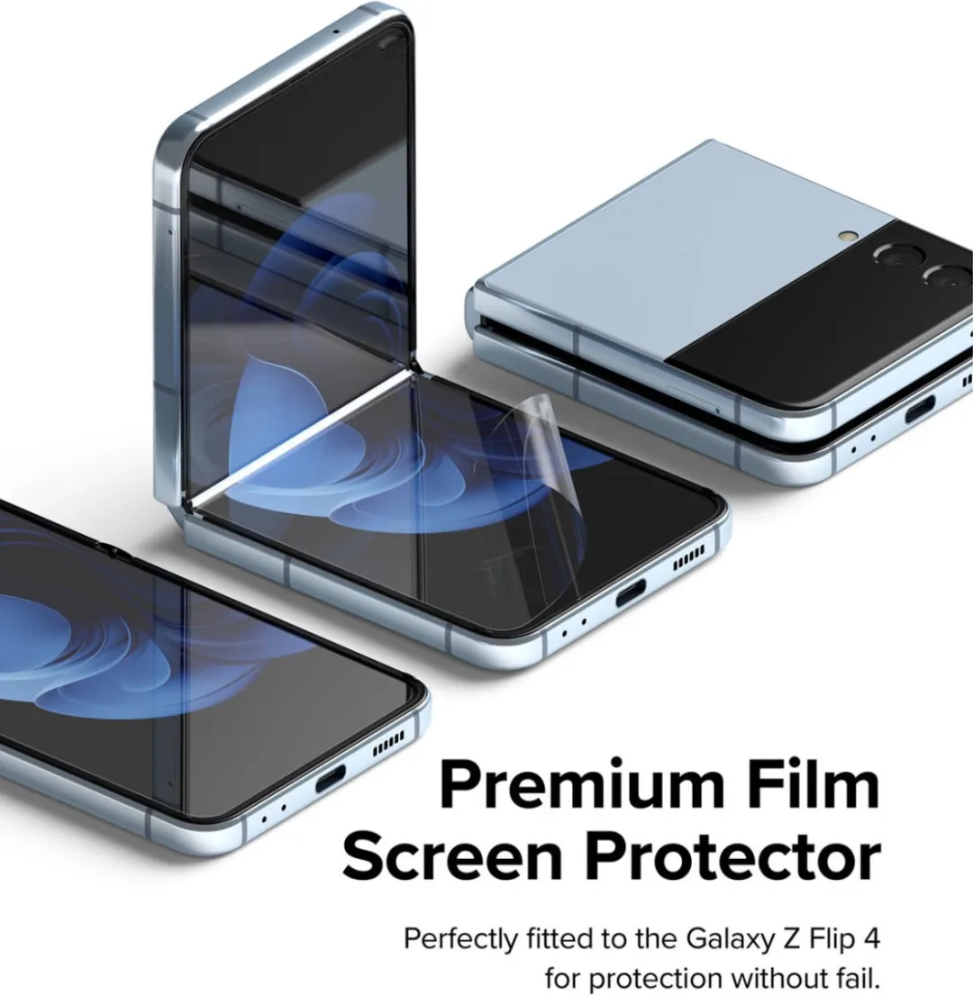 Ringke Dual Easy Film Screen Protector Samsung Galaxy Z Flip 4 - 2 Stuks
