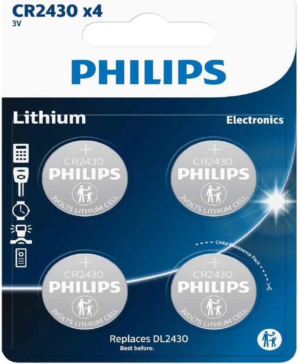 Philips CR2430 Knoopcelbatterij