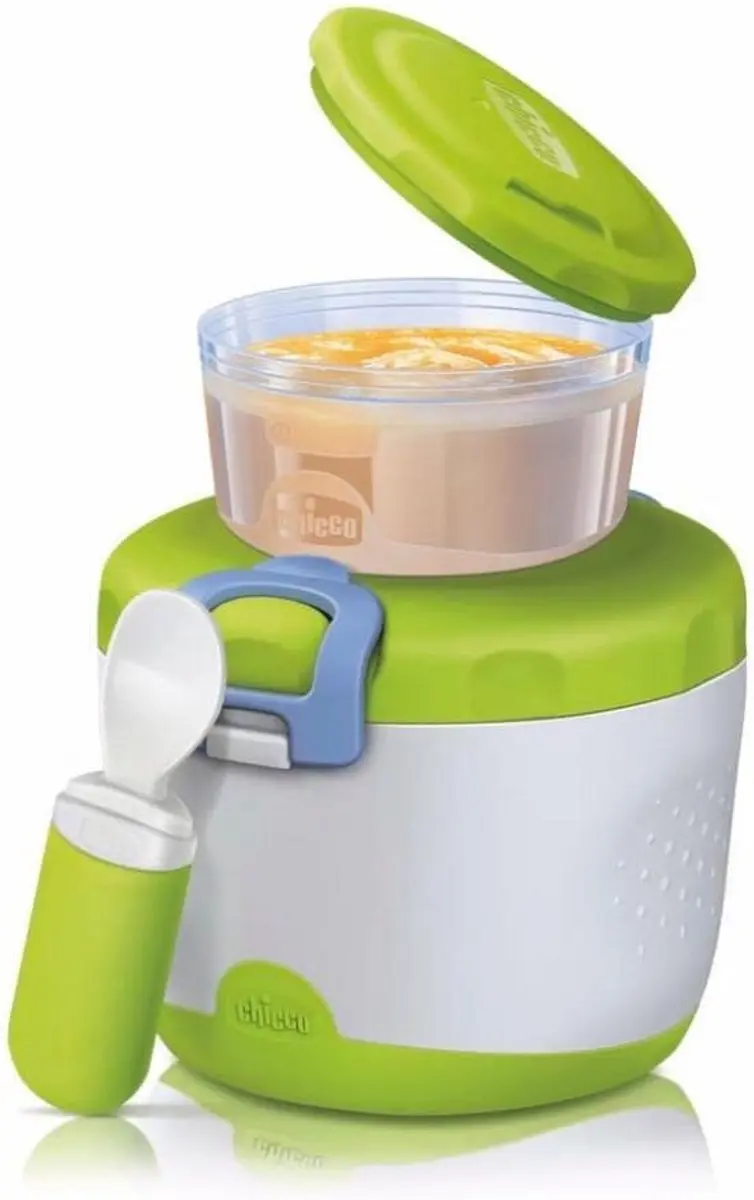 Geïsoleerde voedselcontainer voor babyvoeding, geschikt vanaf 6 maanden