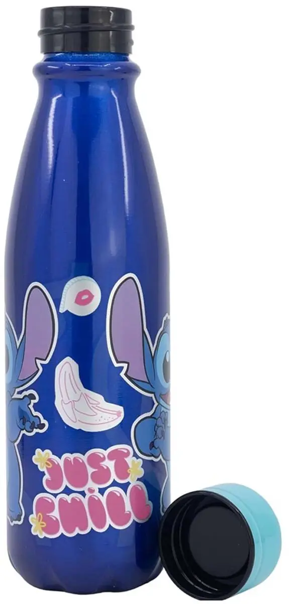 Disney Lilo & Stitch Aluminium Drinkfles - 600ml - Blauw - afbeelding 5 van 6
