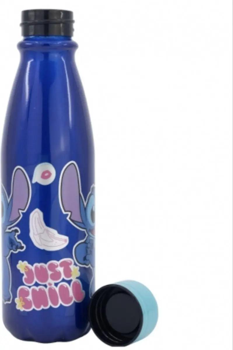 Disney Lilo & Stitch Aluminium Drinkfles - 600ml - Blauw - afbeelding 6 van 6