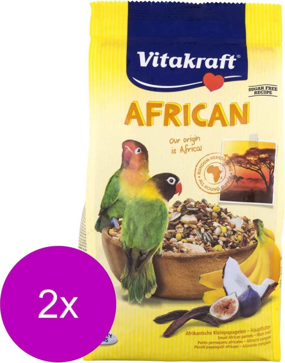 Vitakraft African Agapornidenvoer - 2x750g