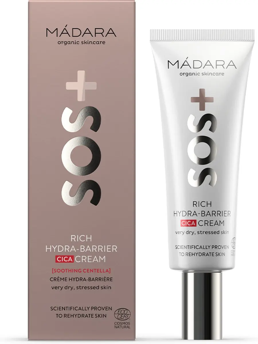 MÁDARA SOS Rich Hydra-Barrier CICA Creme 40 ml
