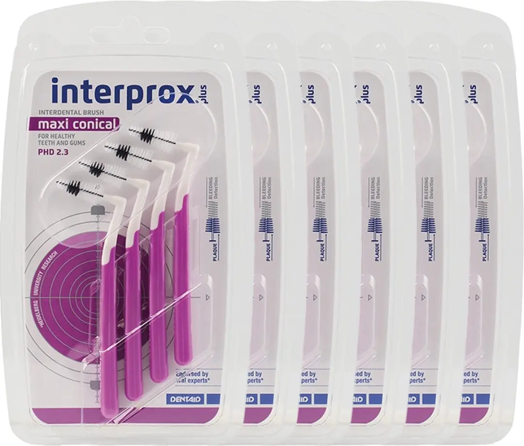 6x Interprox Ragers Plus Maxi Paars 4.2-5.7 mm 4 stuks