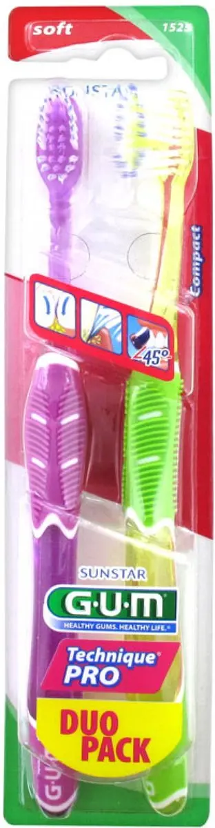GUM Technique Pro Duo Tandenborstel