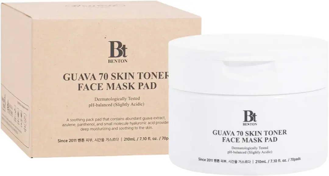 Benton Guava 70 Skin Toner Face Mask Pad - 70 stuks - afbeelding 4 van 5