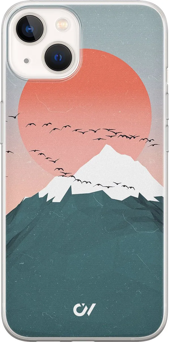 Casevibes iPhone 13 Hoesje Mountain Birds