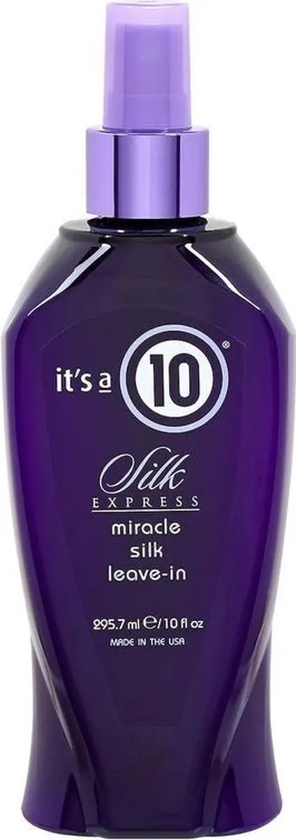 It's a 10 Silk Express Miracle Silk Leave-In Unisex Non-professional hair condit