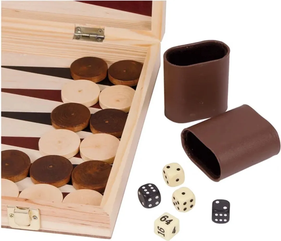 Small Foot Houten Schaak- en Backgammonspel 2853