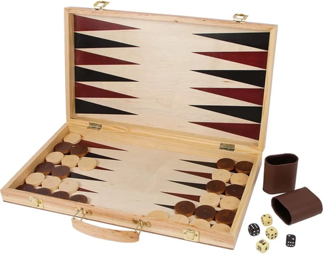 Small Foot Houten Schaak- en Backgammonspel 2853