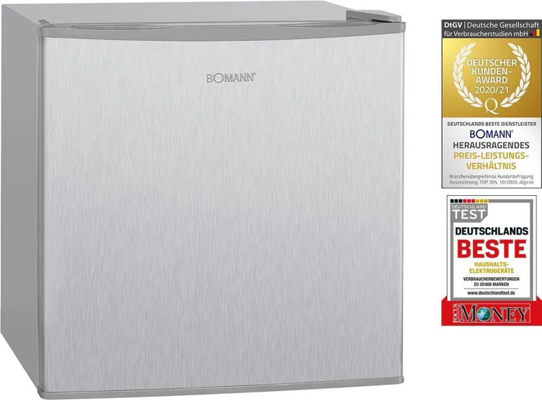 Bomann GB 341 - Mini vriezer - 31 liter - zilvergrijs