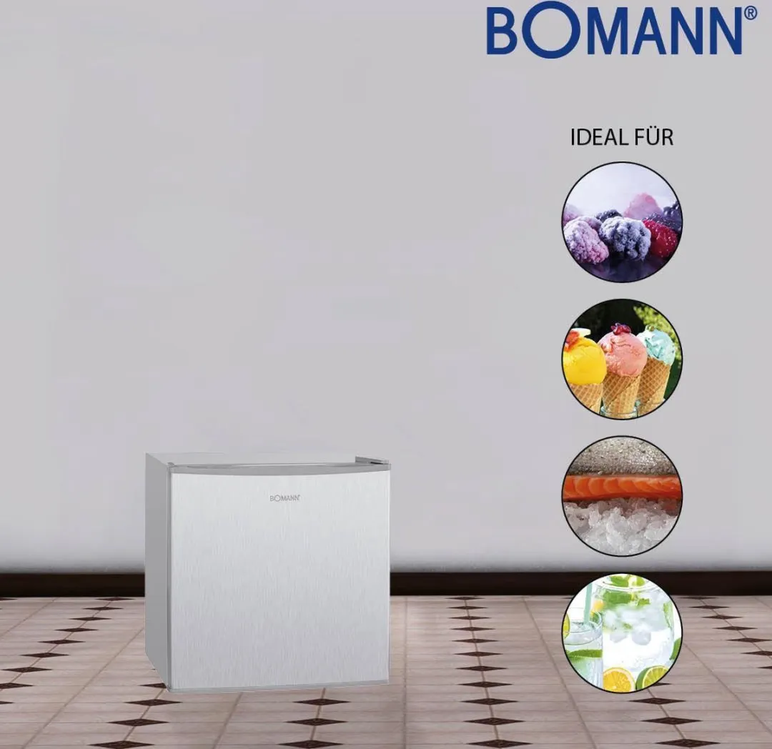 Bomann GB 341 - Mini vriezer - 31 liter - zilvergrijs